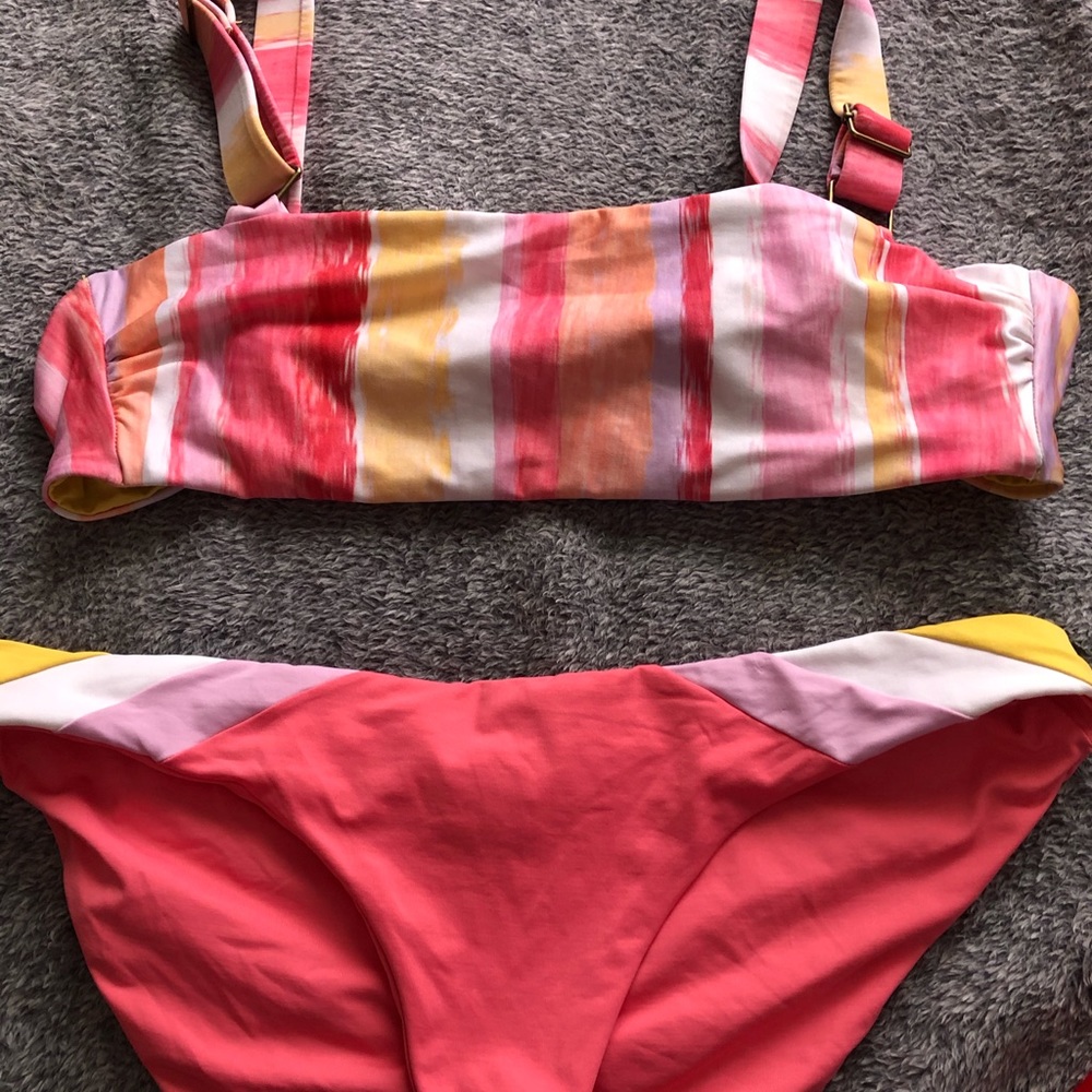 Stripped bikini set